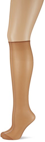 Dim Sublim Voile gambaletti donna x2 beige 15D velati