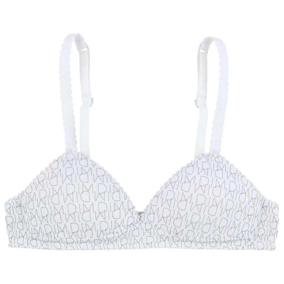 DIM Touch Triangolo Senza Ferretto Reggiseno Ragazza Bianco x1