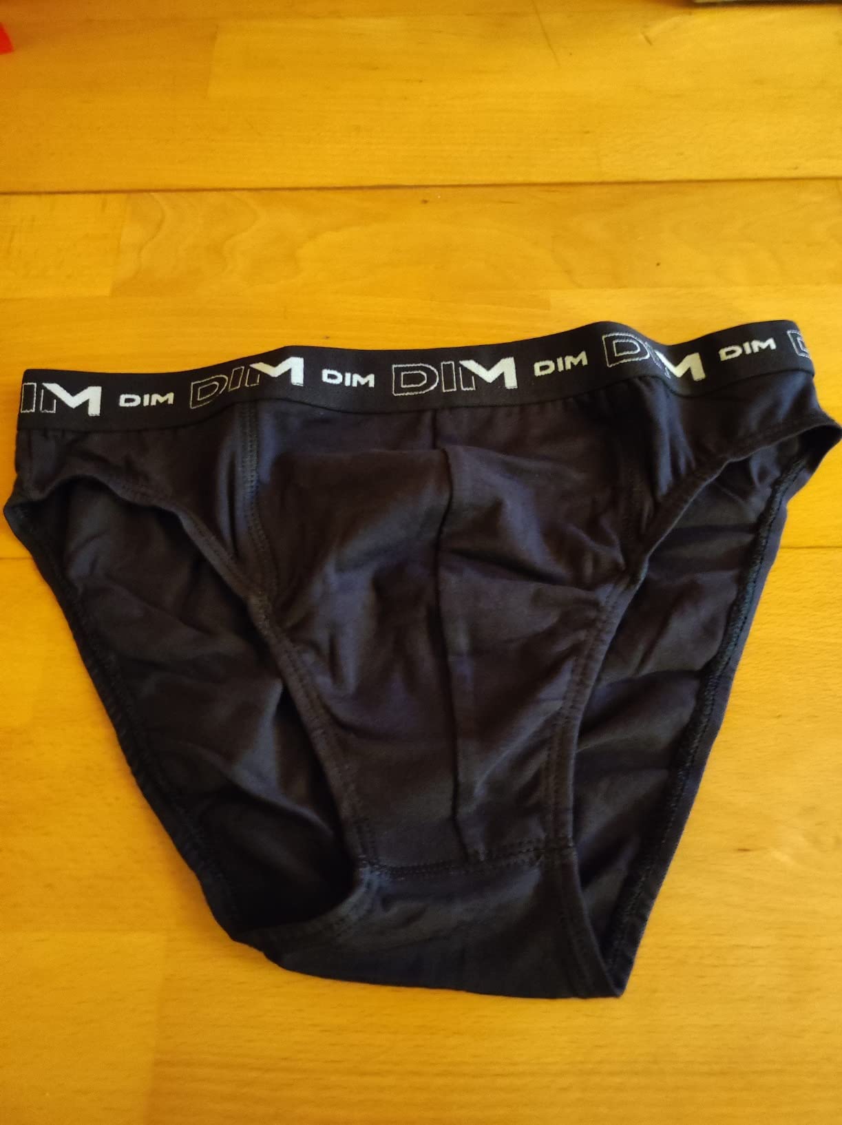 DIM Slip Uomo Cotone Elasticizzato 6 Pezzi Nero Grigio