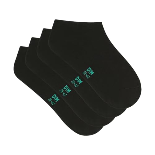 DIM Good Socks calzini uomo neri 2 paia cotone morbido