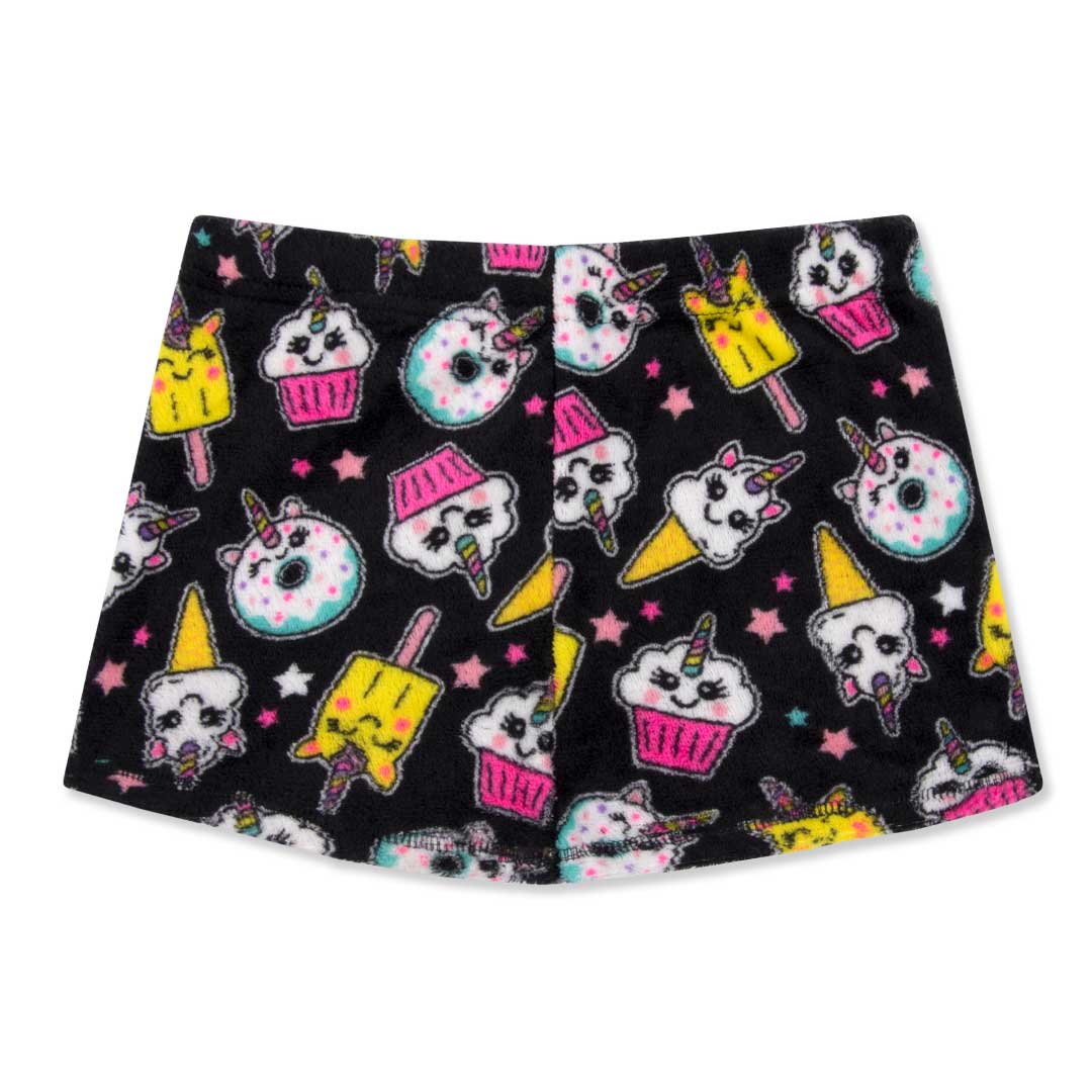 René Rofé Girls Fleece shorts pigiama 2 pack pile