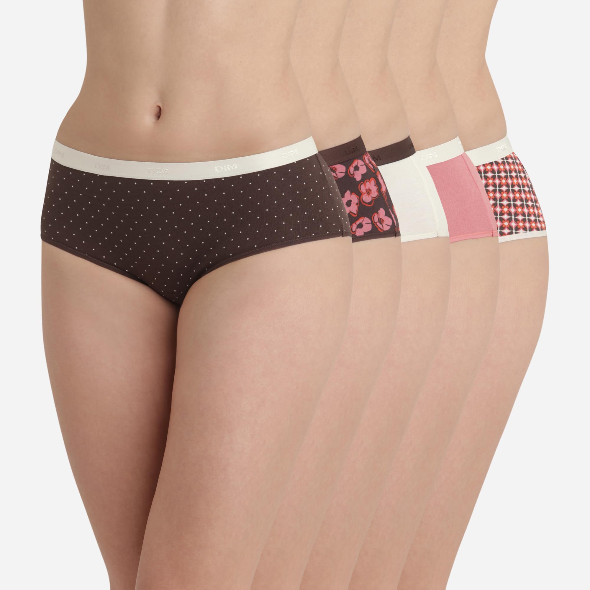 DIM Les Pockets Boxer Donna x5 in Cotone Elasticizzato
