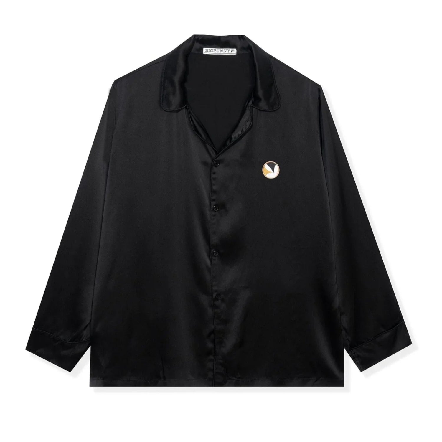 Playboy Silk camicia seta oliva bottoni vestibilità comoda