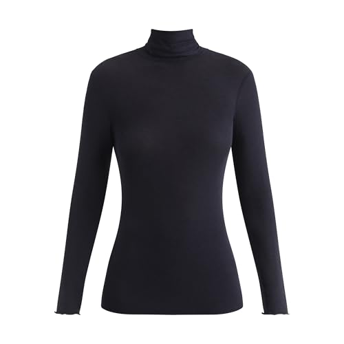 DIM Termale body donna dolcevita cashmere nero