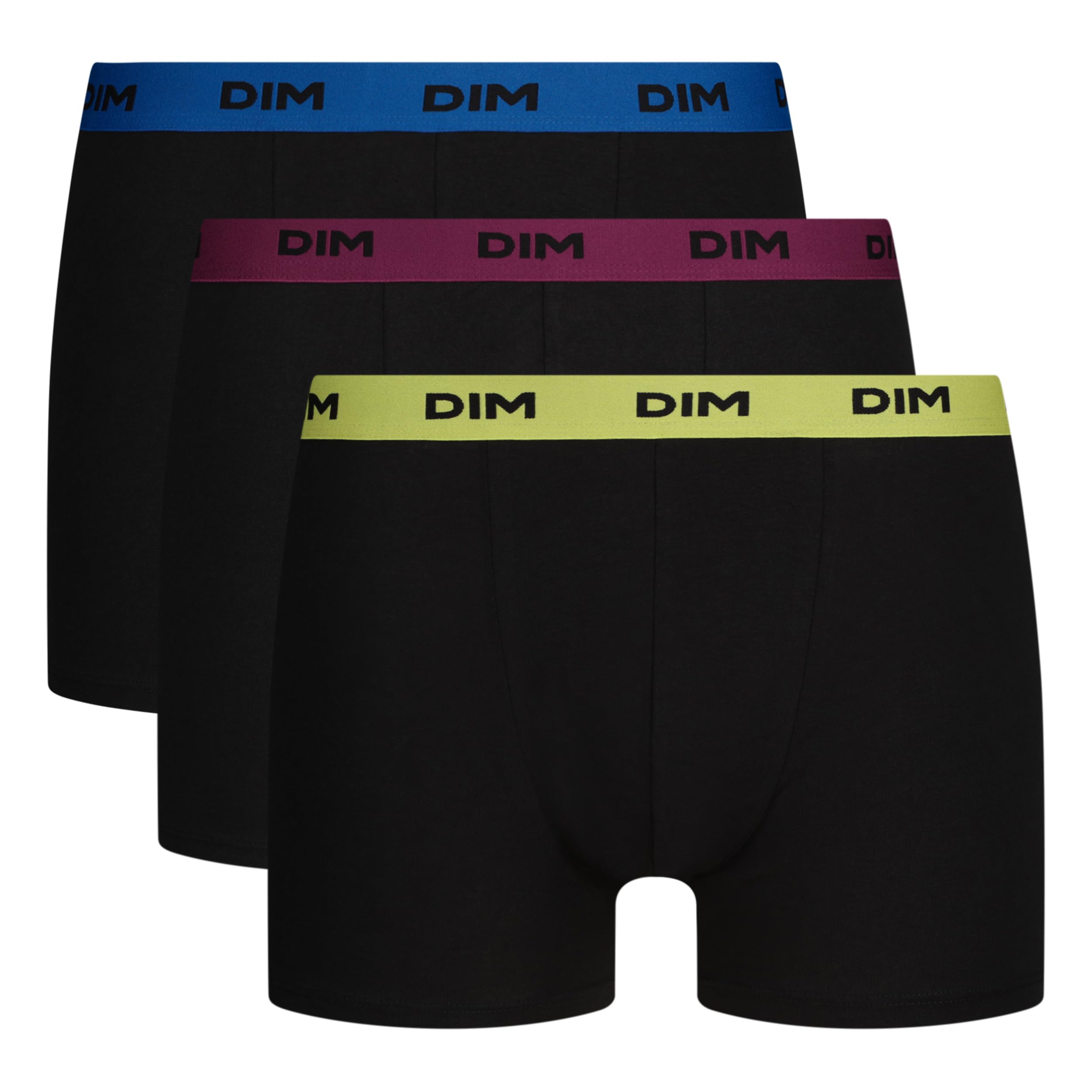 DIM Mix and Colors Boxer Uomo x3 Cotone Elasticizzato