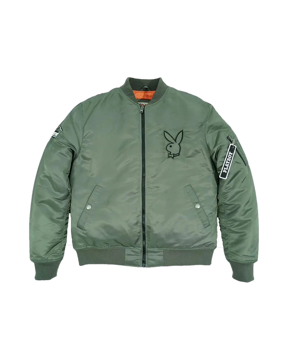 Playboy bomber verde kaki logo Bunny unisex