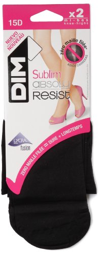 DIM Sublim Absolu Resist autoreggenti donna nero 35/41 2P