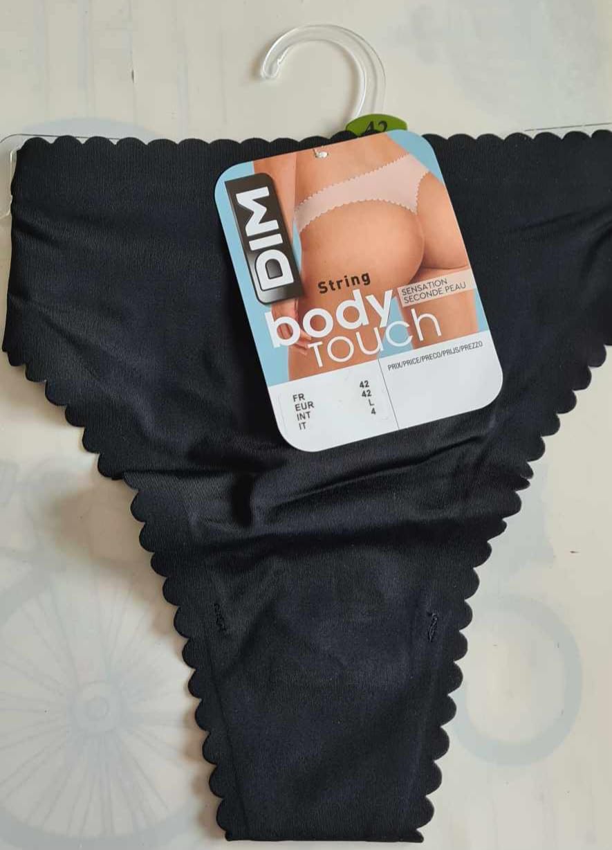 DIM Body Touch X1 perizoma donna nero seconda pelle