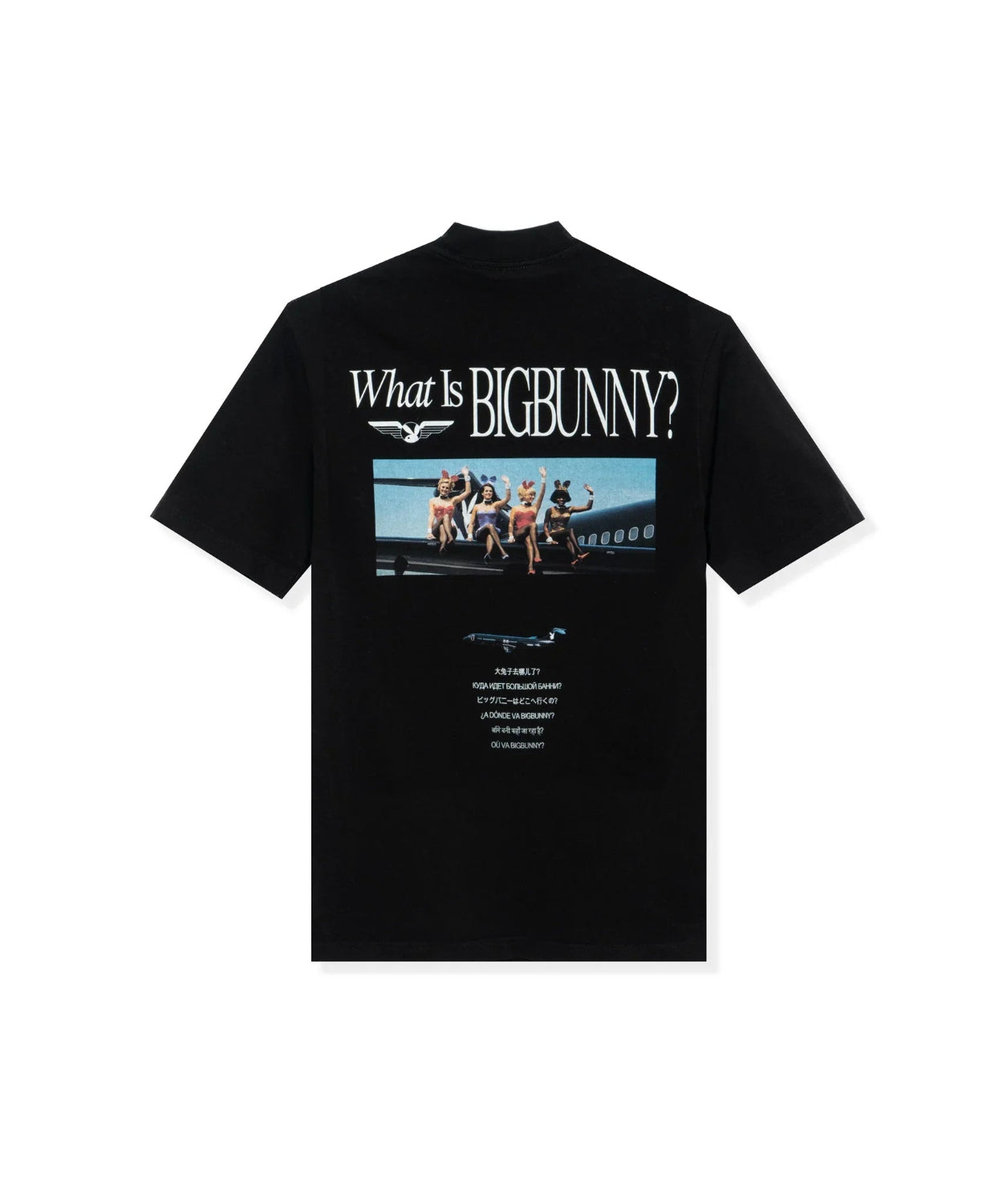 Playboy BigBunny Going t-shirt nera cotone
