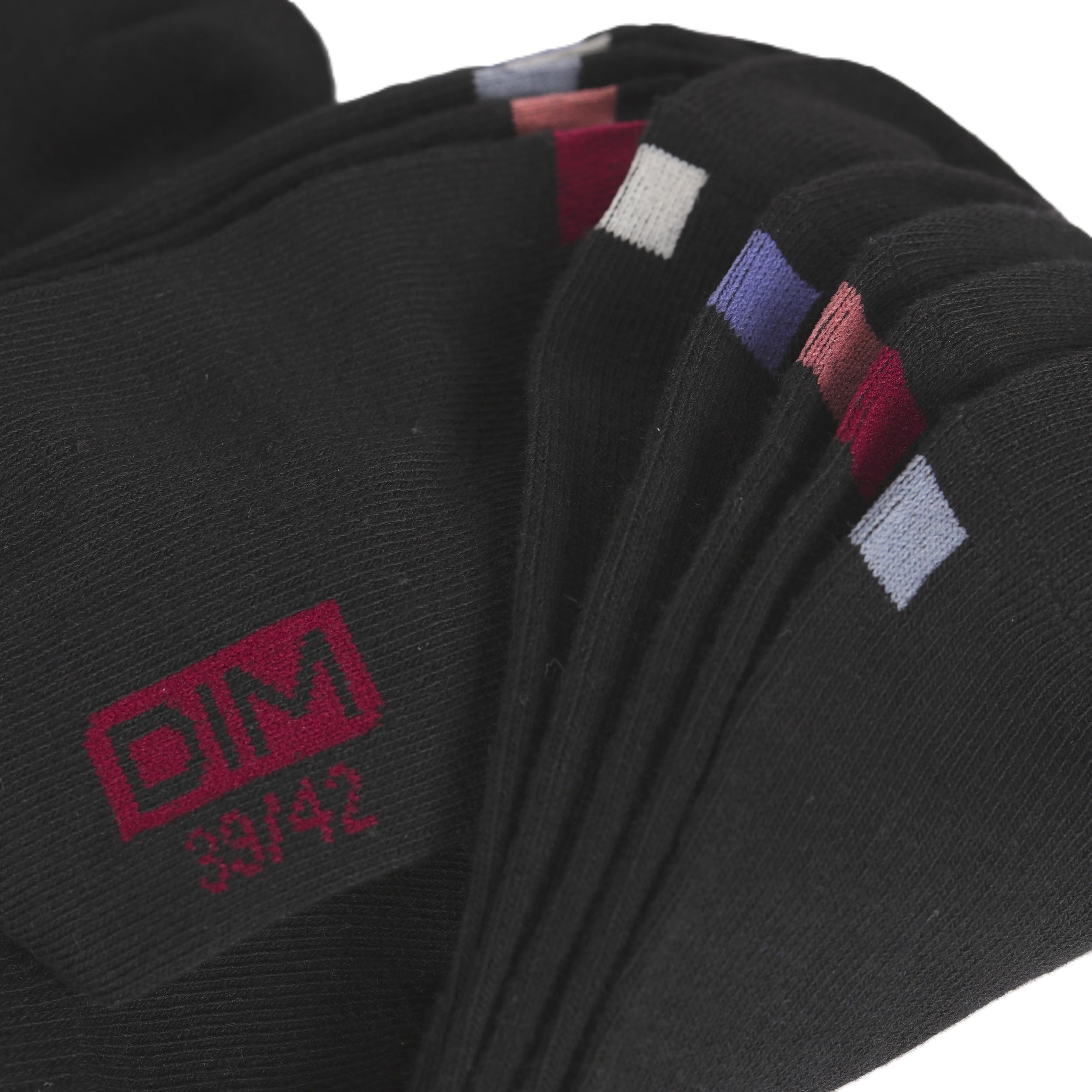 DIM Ecodim calzini uomo x5 neri maglia fine