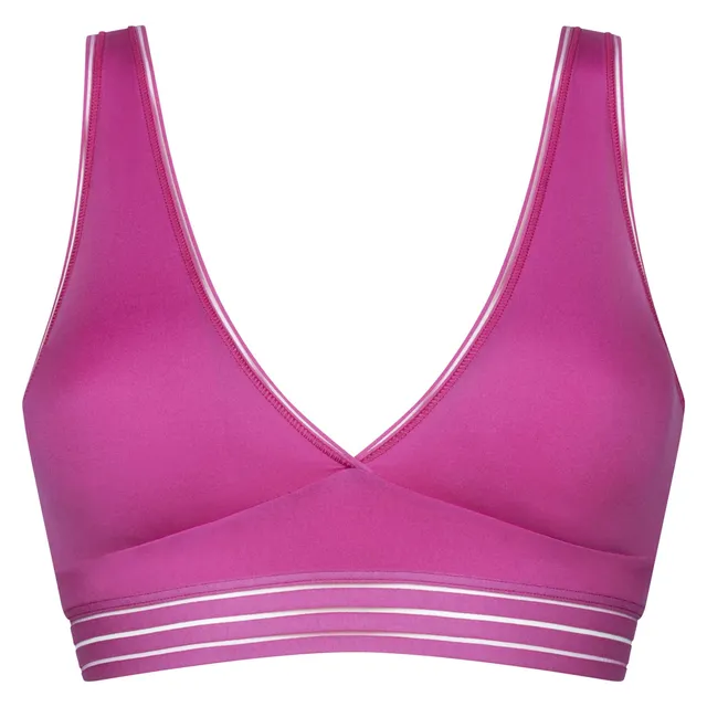 DIM Reggiseno Donna Morbido Viola Taglia L