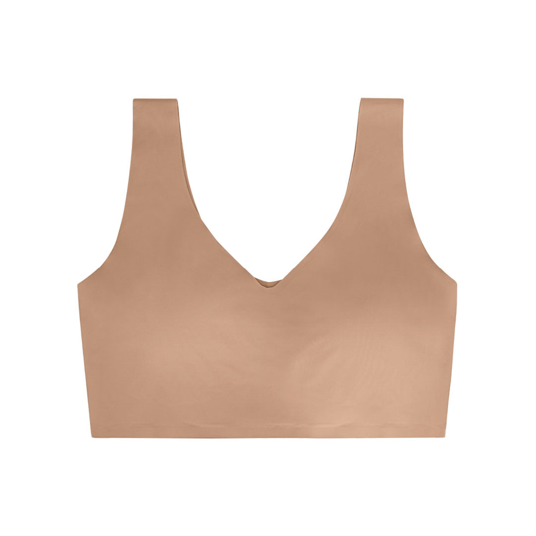 René Rofé Wireless reggiseno sportivo S nero/beige 2 pezzi seamless
