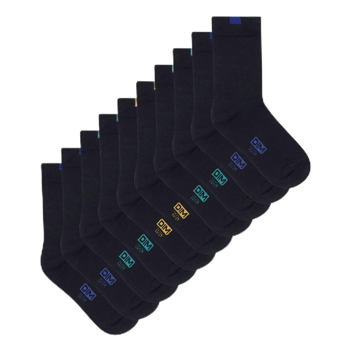 DIM Ecodim calzini bambini grigio chiaro 5 paia cotone