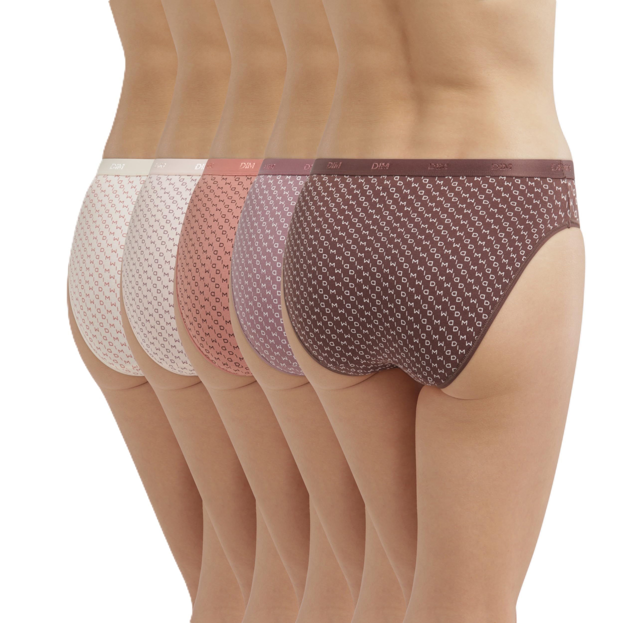 DIM Bikini slip cotone donna pacco 5