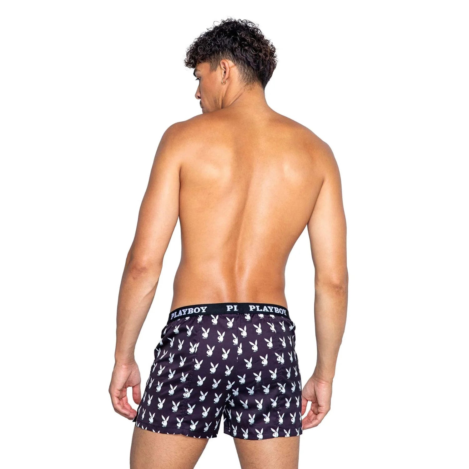 Playboy Champion boxer uomo nero satin