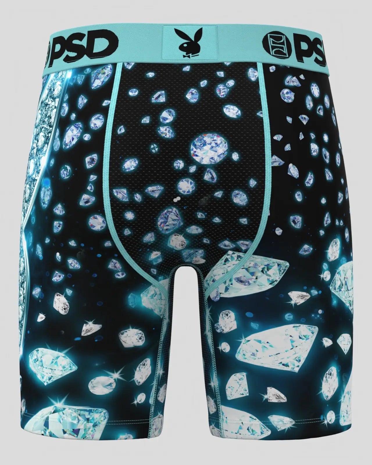 Playboy VVS PSD boxer uomo blue ice microfibra