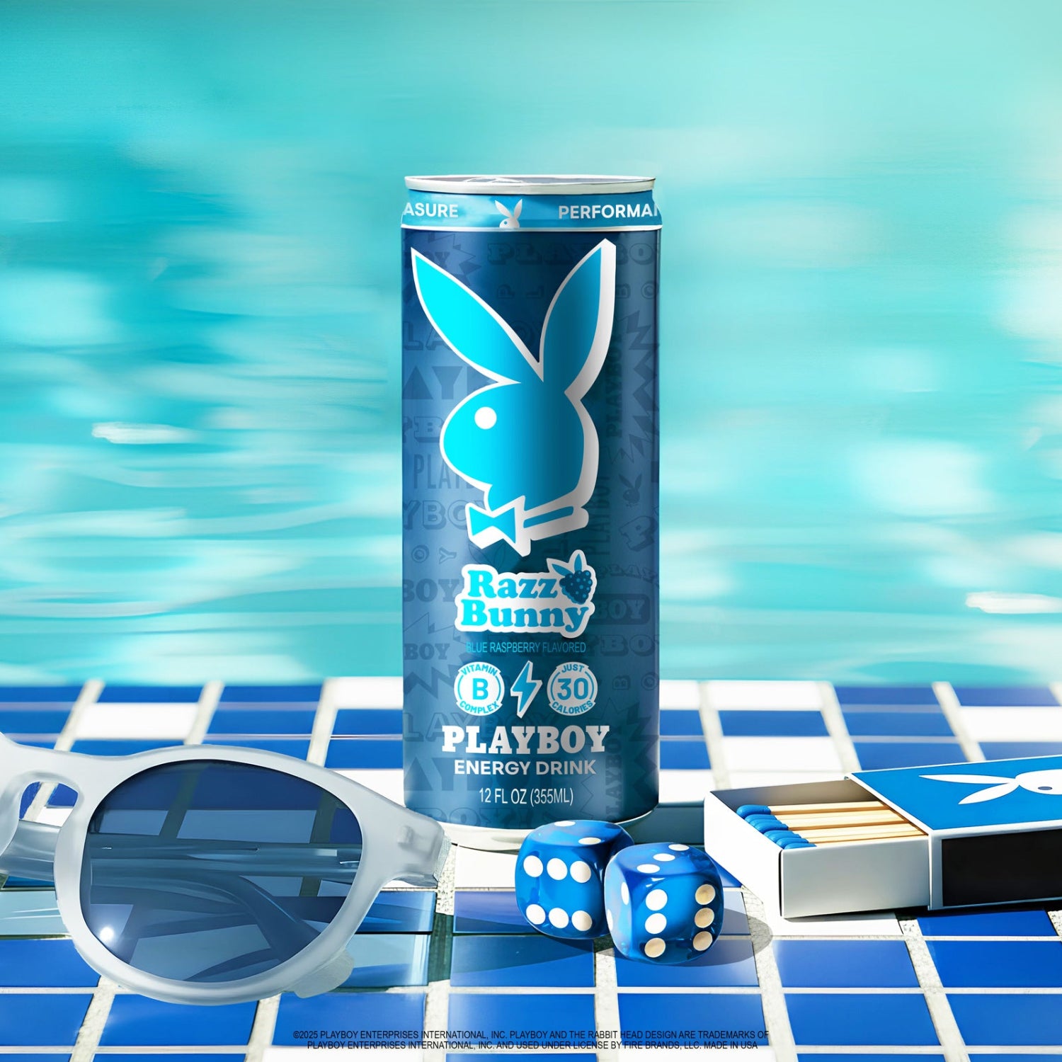 Playboy Razz Bunny bevanda energetica 12 lattine