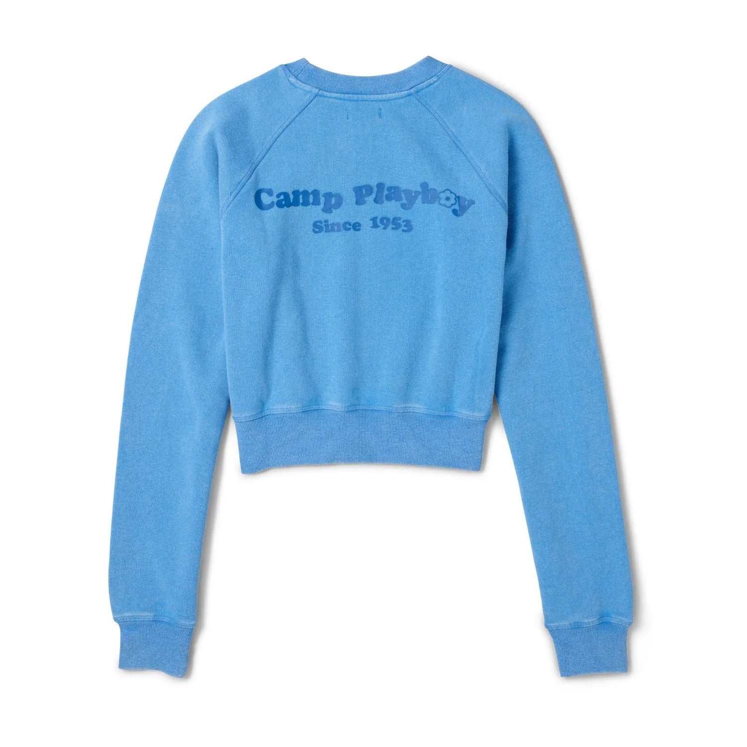 Playboy Vintage Raglan Crewneck felpa donna vestibilità comoda
