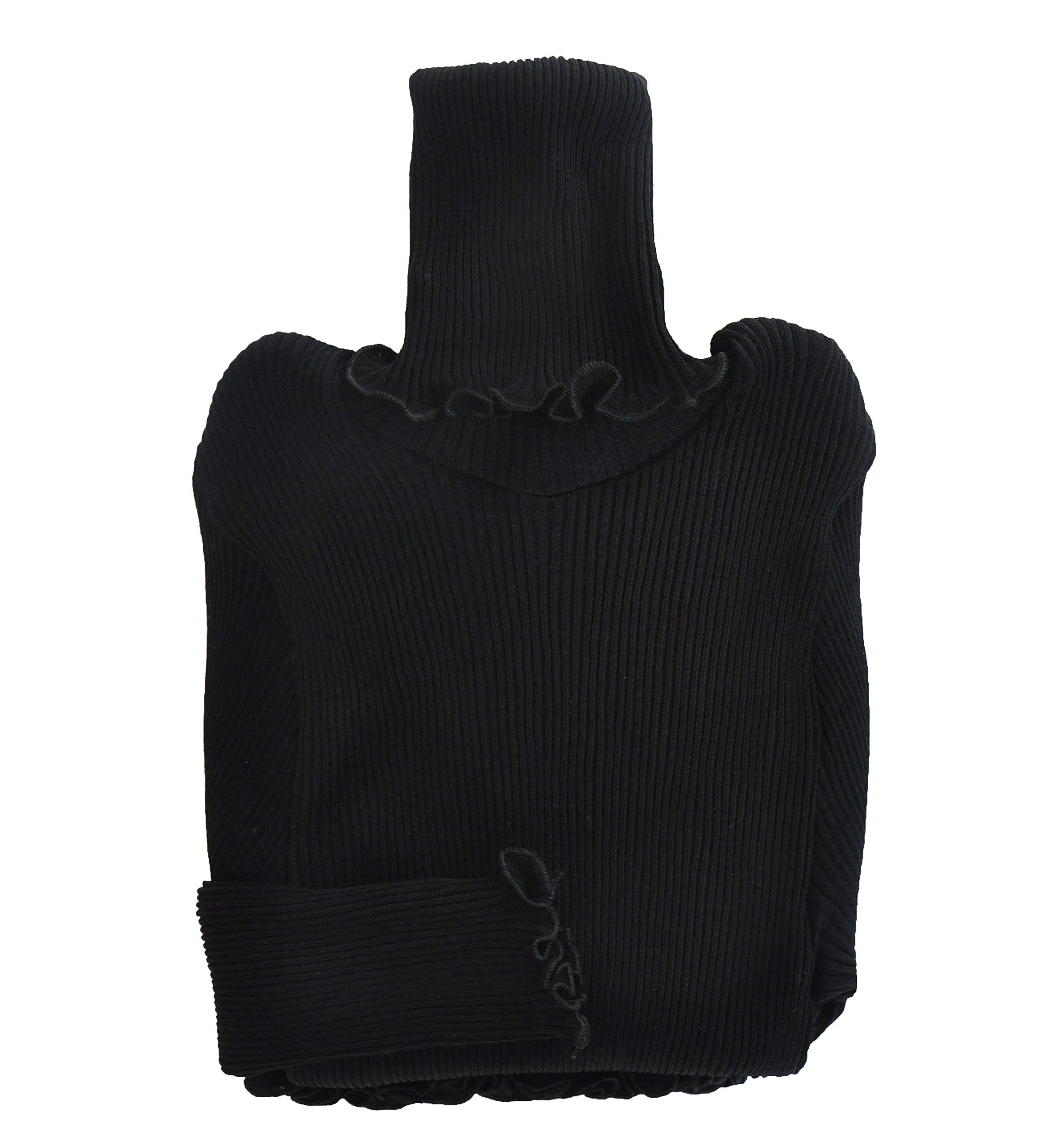 Egi Maglia Collo Alto in Lana Seta L-XL Maniche Lunghe