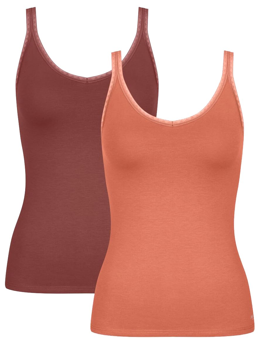 sloggi Go Shirt 01 canottiera donna 2 pezzi cotone