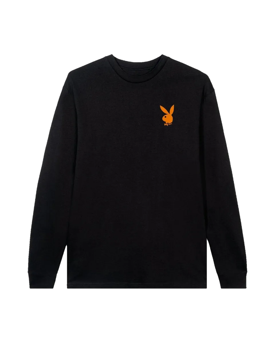 Playboy Repeating Masthead maglia maniche lunghe cotone