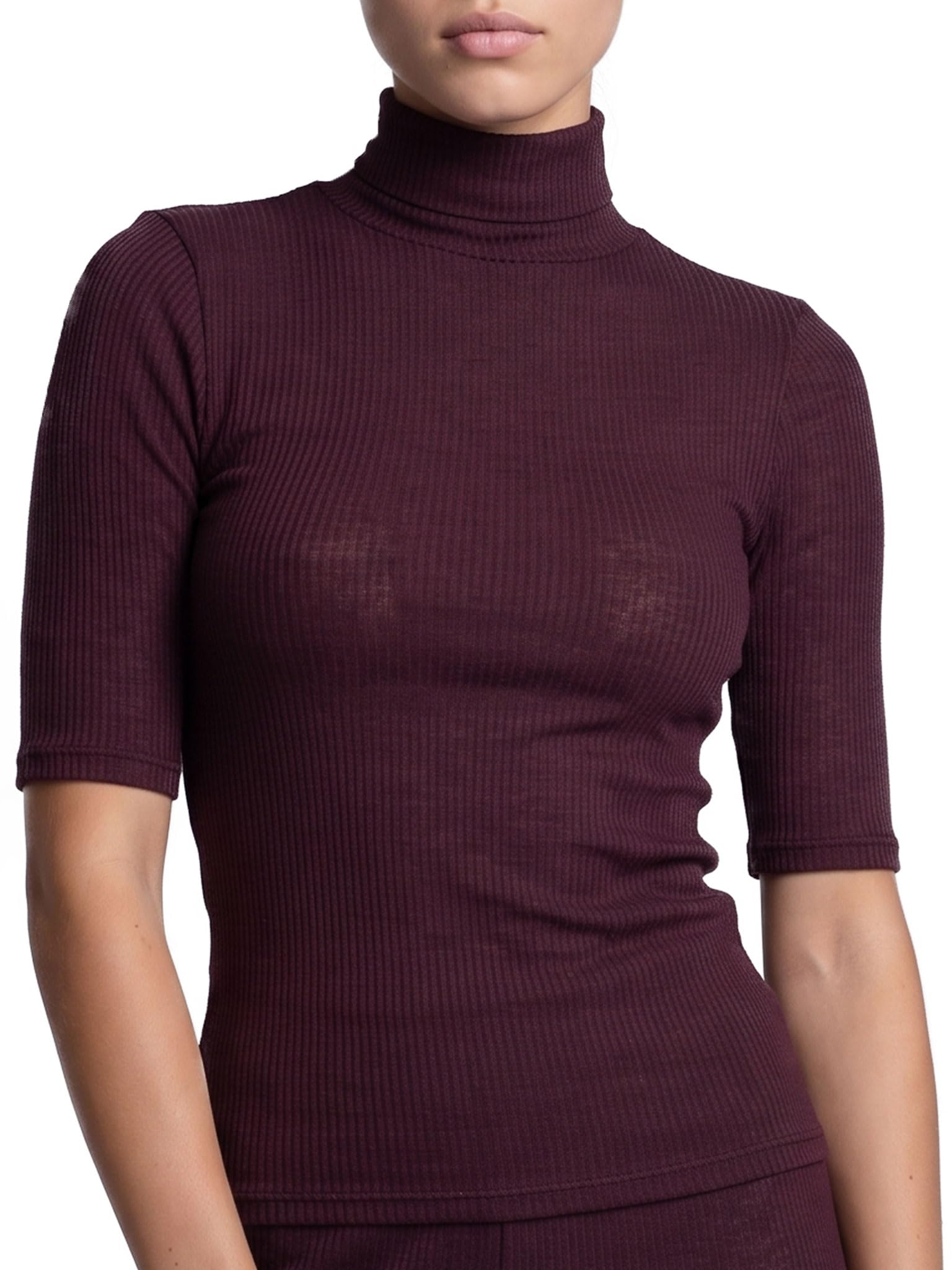 Egi 5339 dolcevita donna cashmere modal Bianco S-M