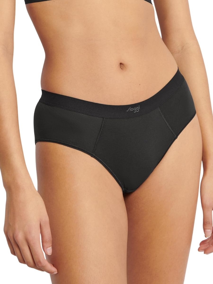 Sloggi Ever Ease slip hipster donna M nero morbido
