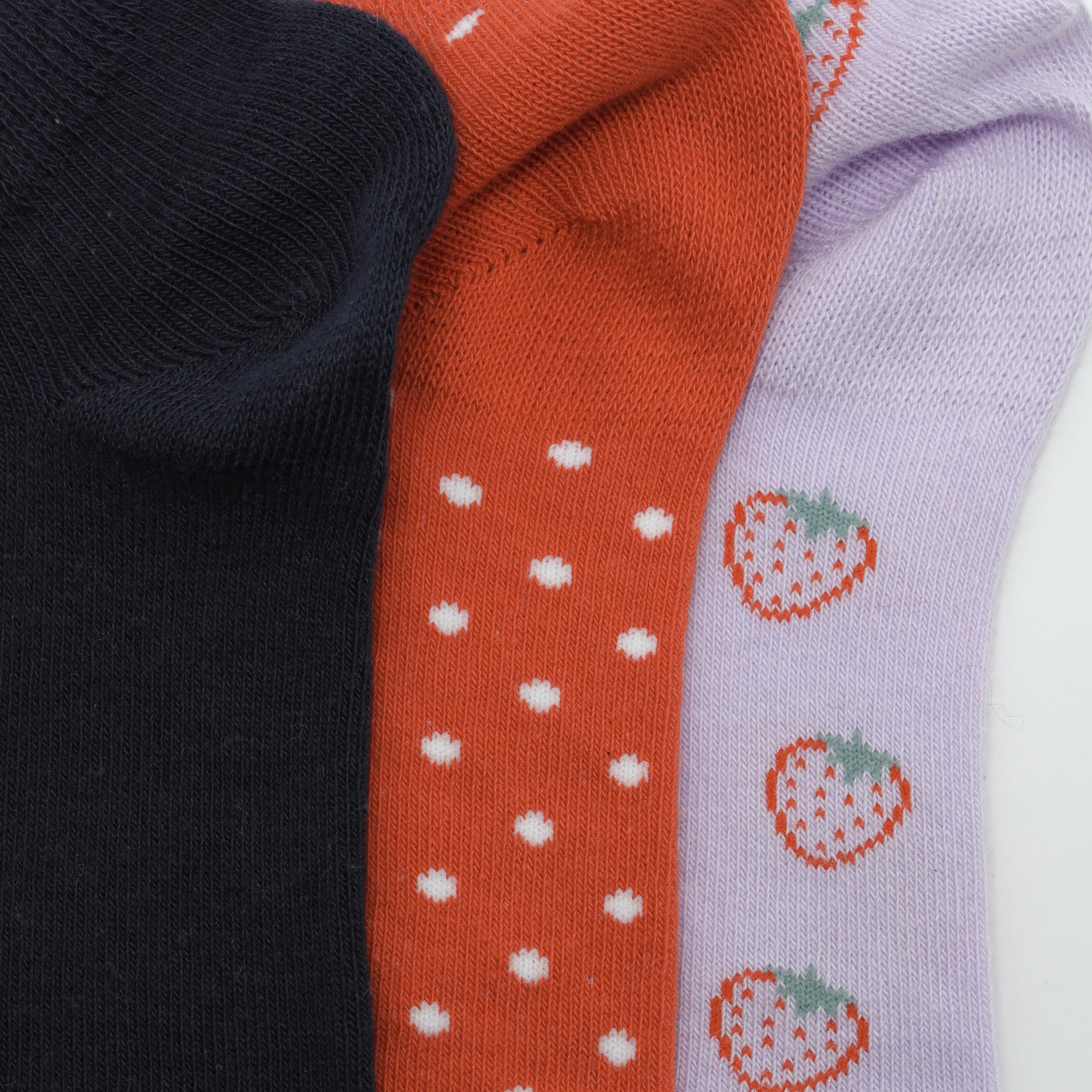 DIM Cotton Style Fragole calzini bambina 3 paia rosse 27-30