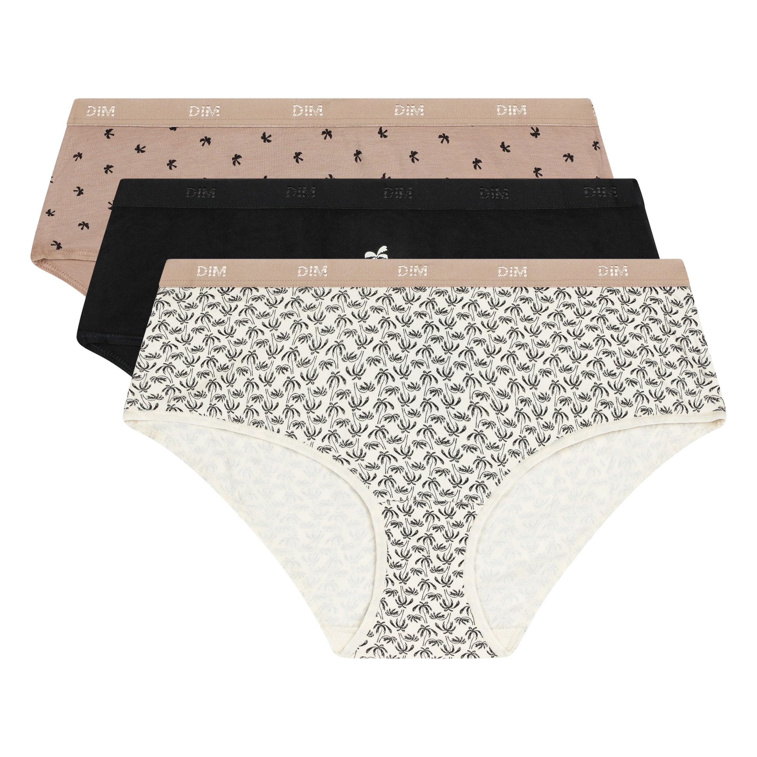 DIM Les Pockets culotte donna x3 cotone elasticizzato