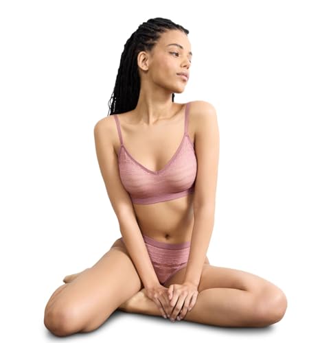Sloggi Free Evolve PU Lace reggiseno rosa pizzo