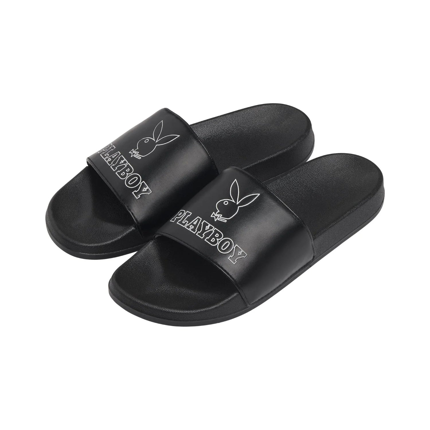 Playboy Bunny Slide ciabatte donna rosa ecopelle