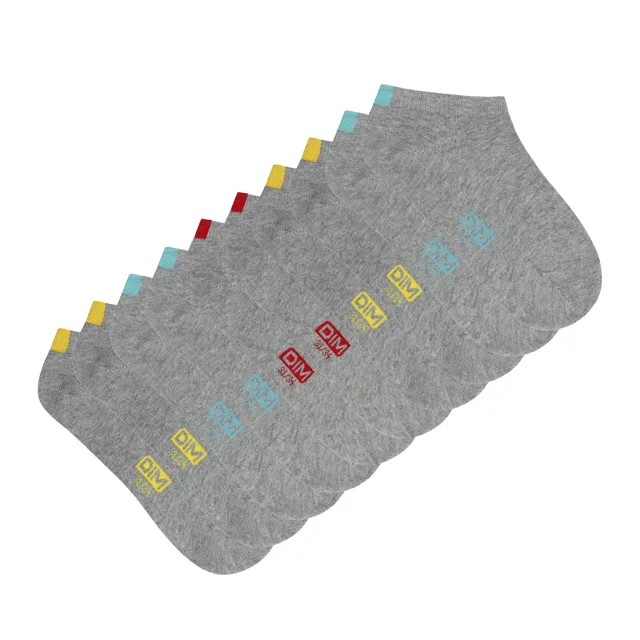 DIM Ecodim Socquettes Bambino x5 27-30 Grigio