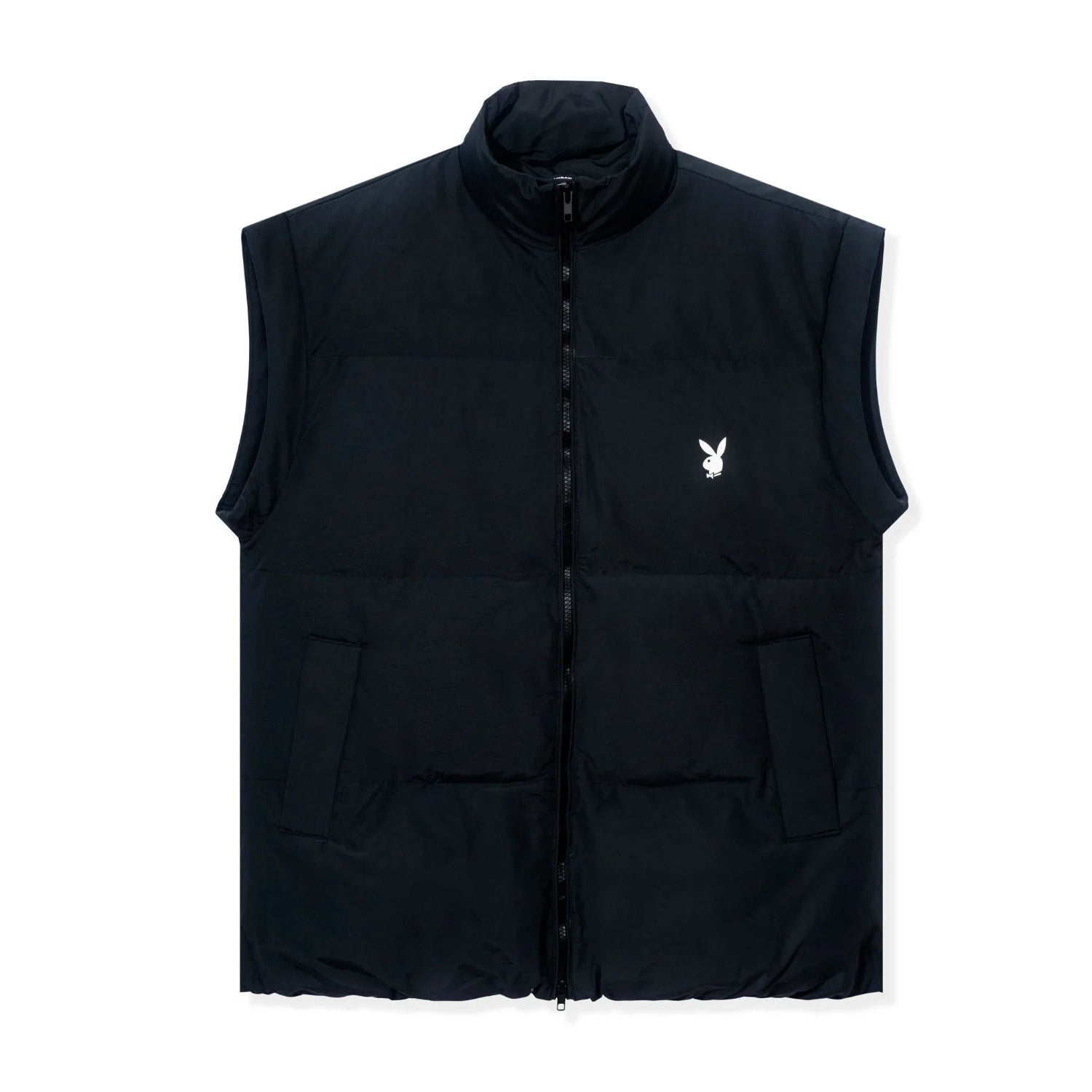 Playboy Puffer Vest gilet donna nero imbottito leggero