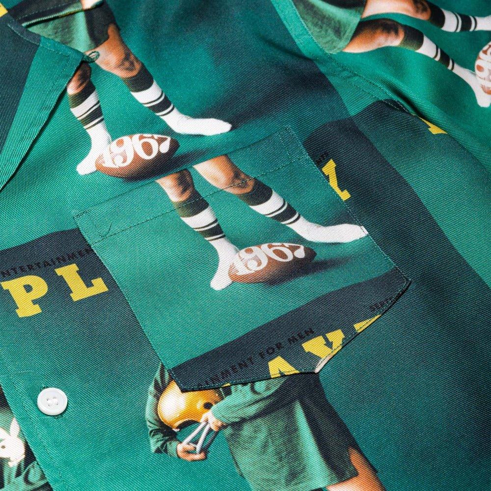 Playboy x Soulland September 1967 camicia uomo verde Tencel