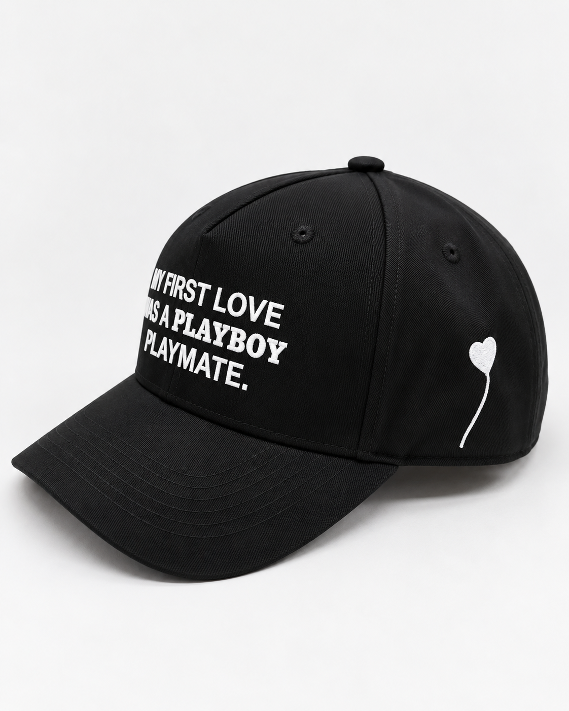 Playboy x Audien First Love cappello nero ricamato