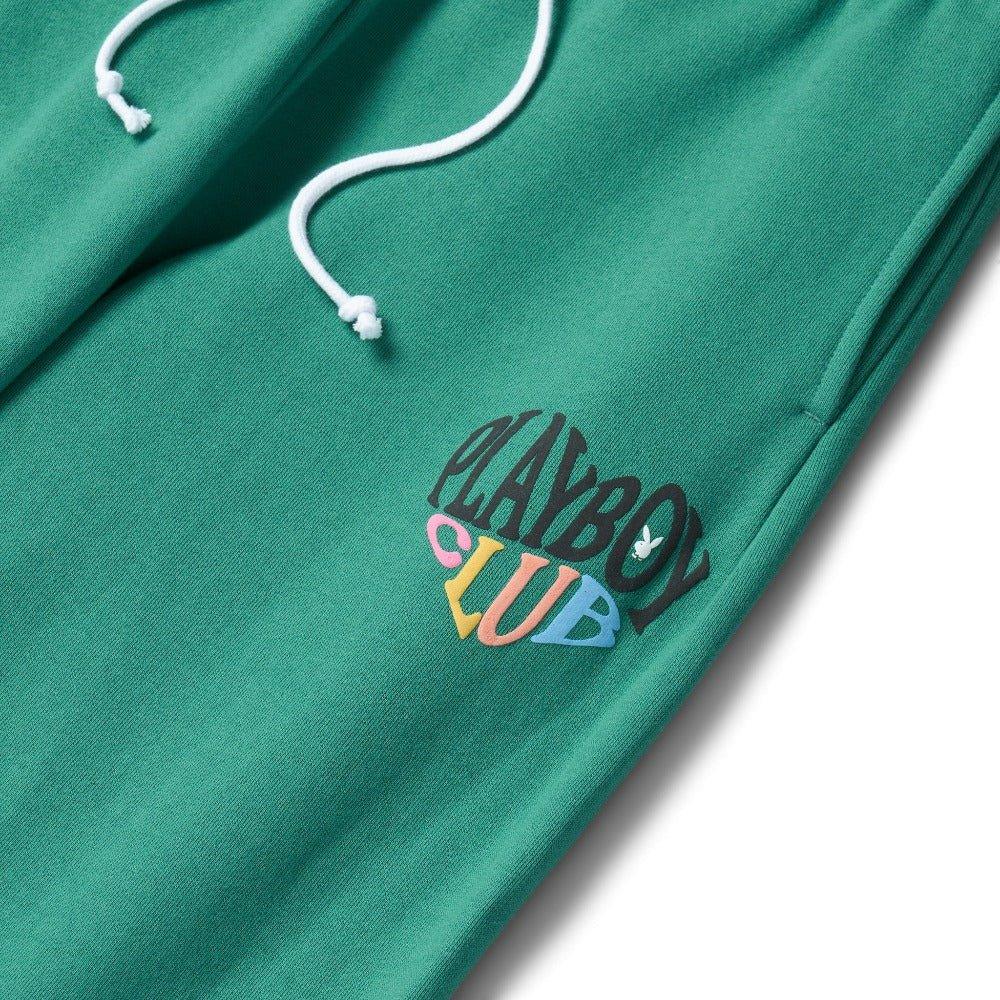 Playboy Club Drawstring pantaloni tuta shamrock