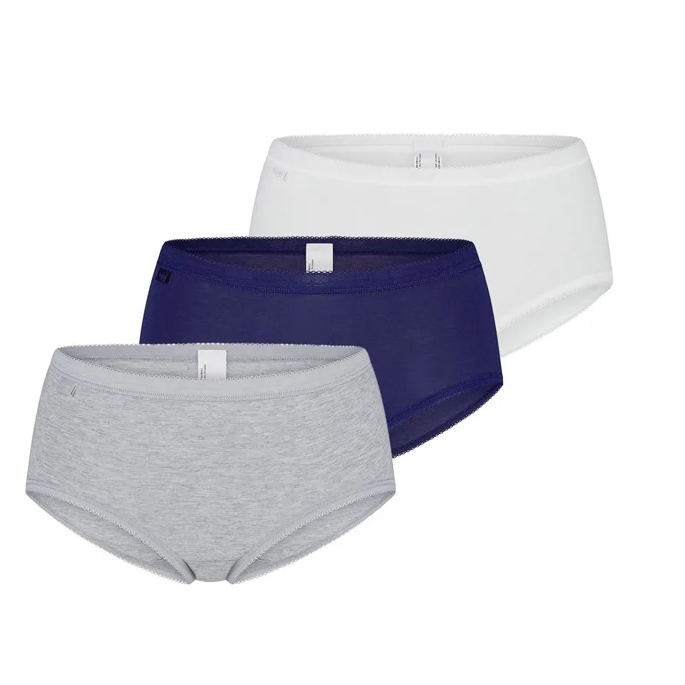 Sloggi Basic Plus Midi Slip Donna x3 Cotone Morbido