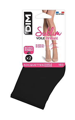 DIM Sublim Voile Brillante calzini donna x2 nero velati