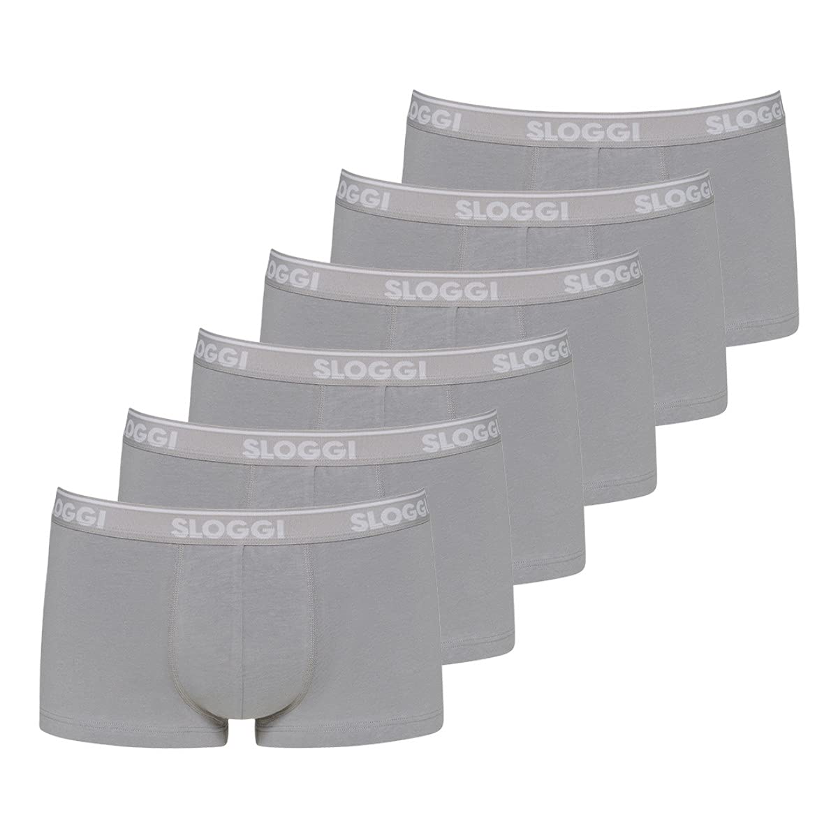 Sloggi Go ABC 2.0 Hipster Boxer Uomo L 6 Pezzi Cotone