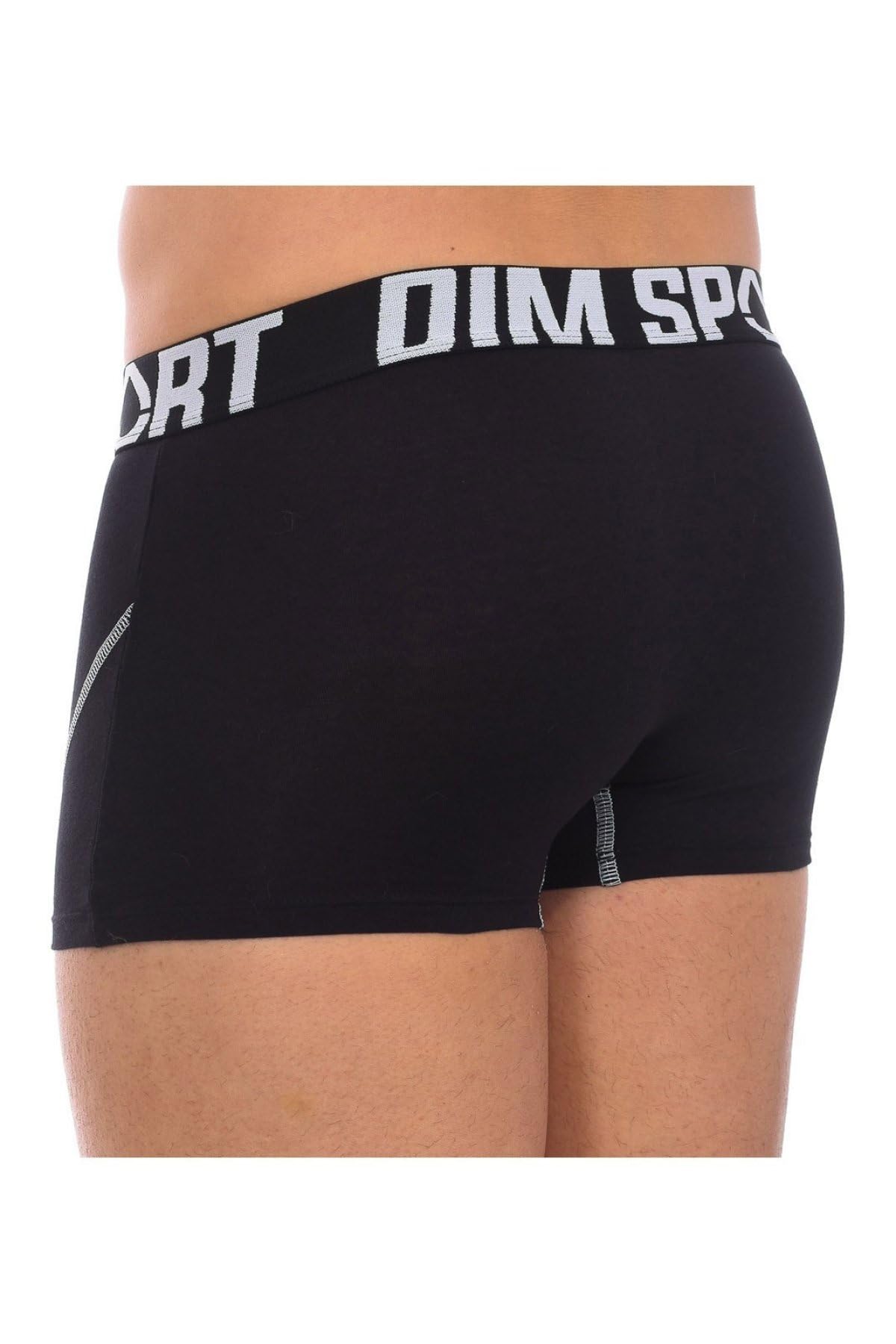 DIM Sport boxer corti uomo 3 pezzi neri cotone stretch