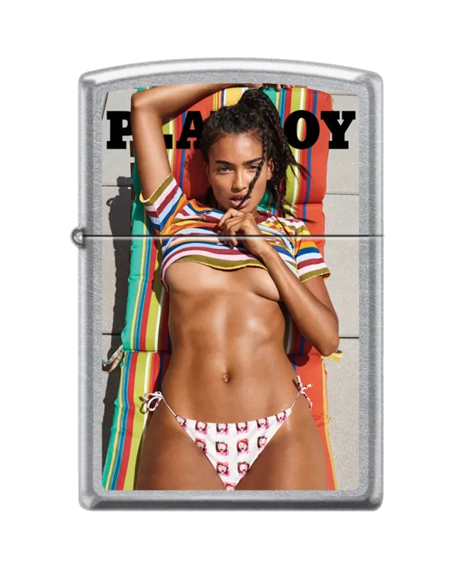 Playboy Sep 2016 Cover accendino antivento argento