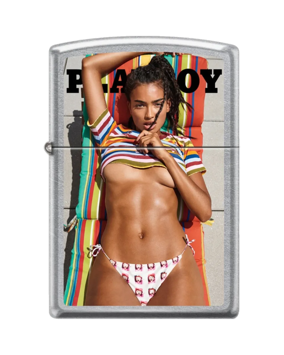 Playboy Sep 2016 Cover accendino antivento argento