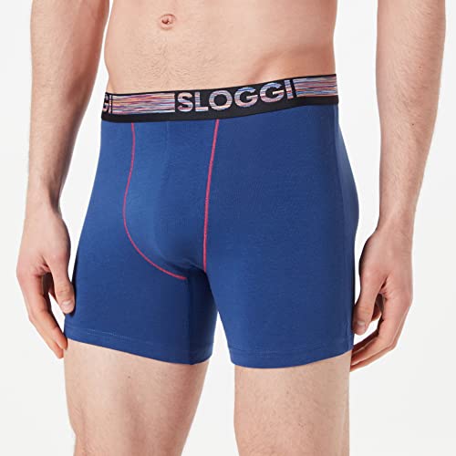 sloggi GO ABC Natural H Short boxer uomo 6 pezzi cotone