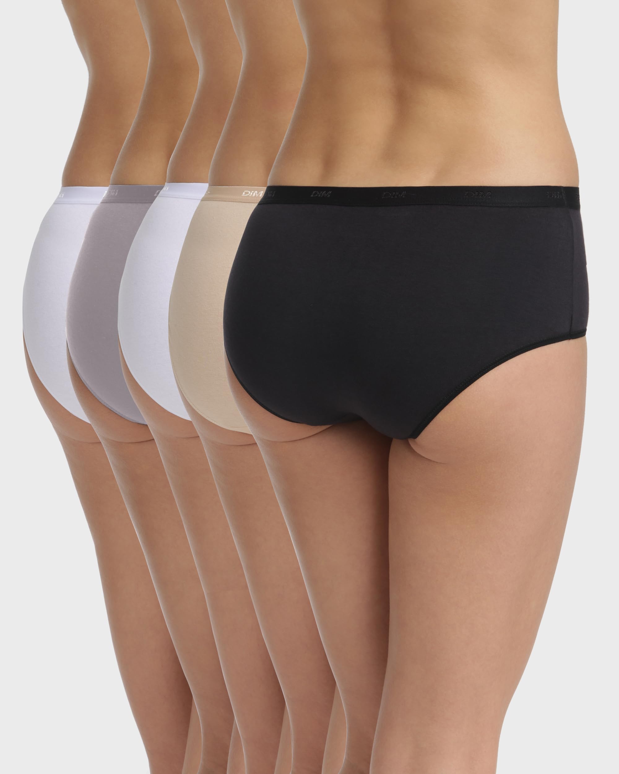 DIM Les Pockets Ecodim boxer donna S x5 nero cotone