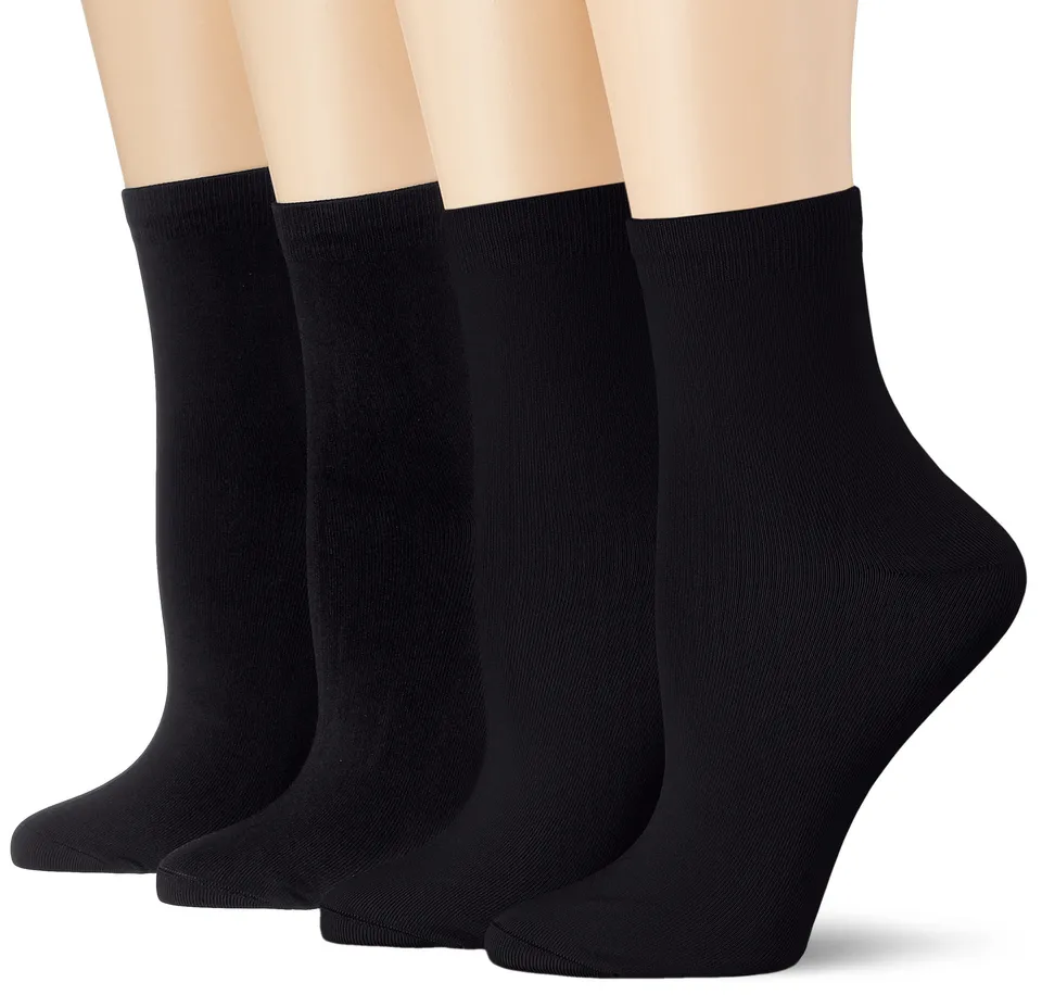 DIM calzini caviglia donna 4 paia cotone elasticizzato