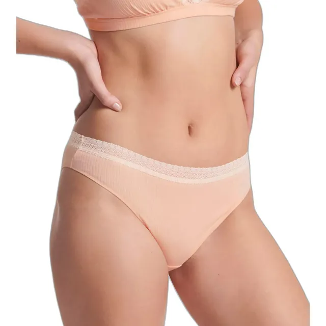 sloggi Go Ribbed Tai slip donna pacco da 2 costa elasticizzata