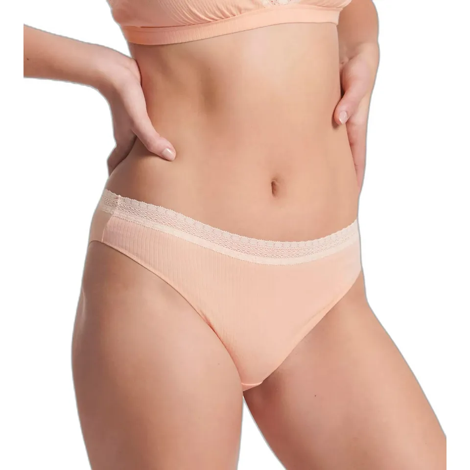 sloggi Go Ribbed Tai slip donna pacco da 2 costa elasticizzata