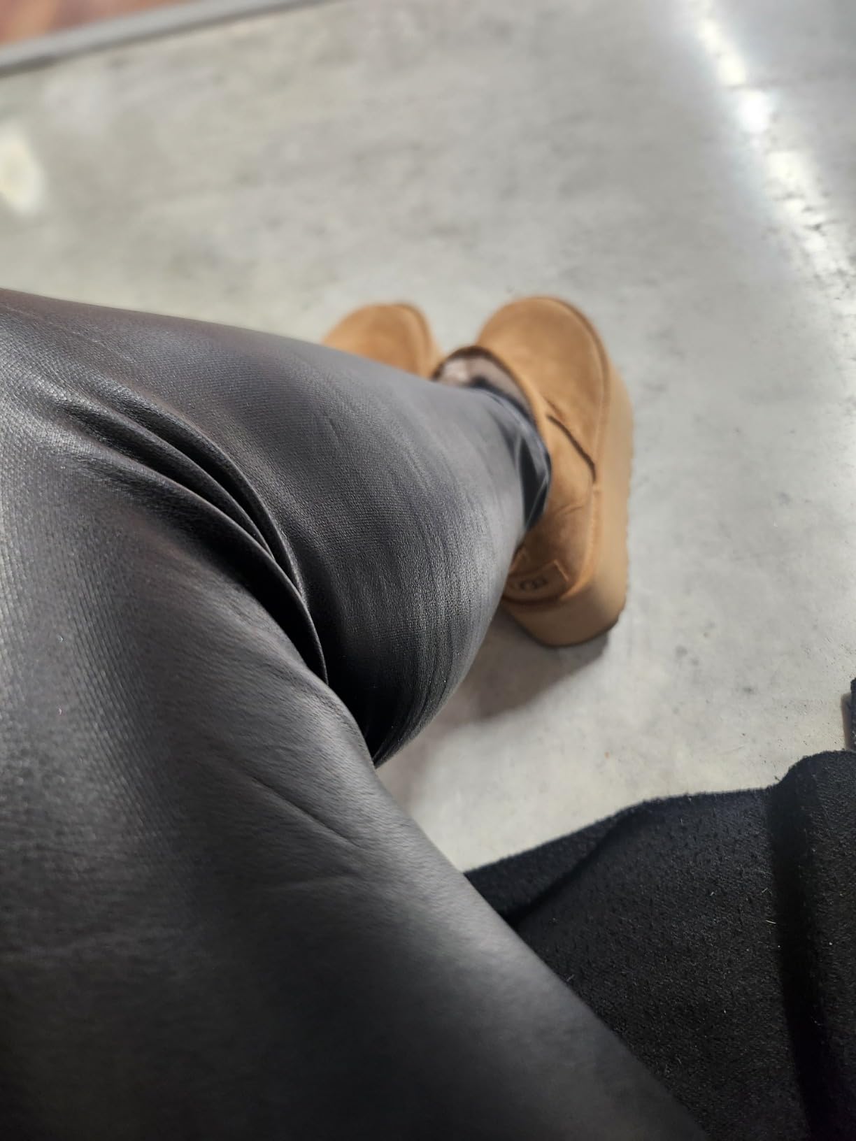 DIM Relax & Go Leggings Effetto Pelle Donna x1