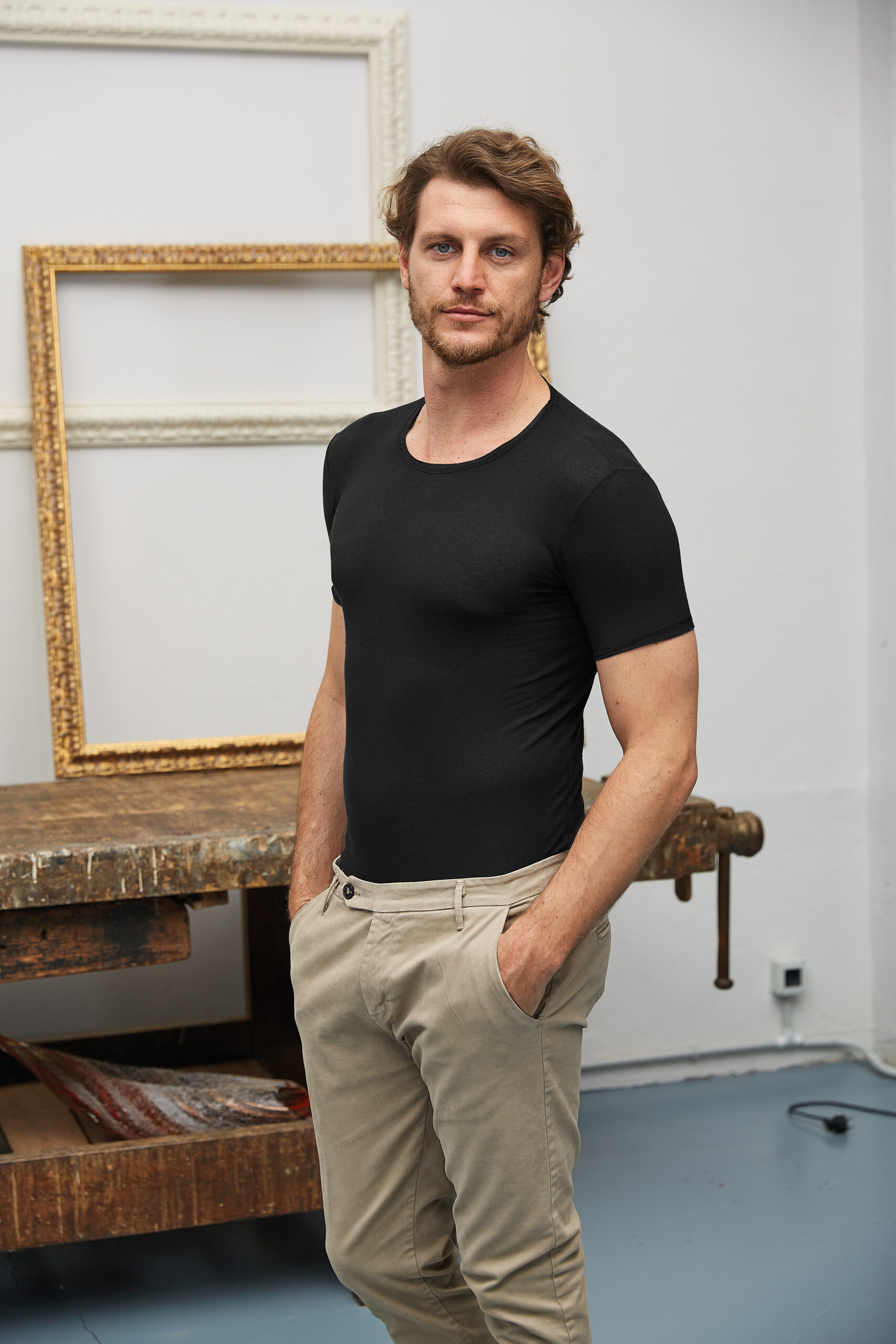 Sublyme Ultralight T-Shirt Uomo Collo Tondo cashmere