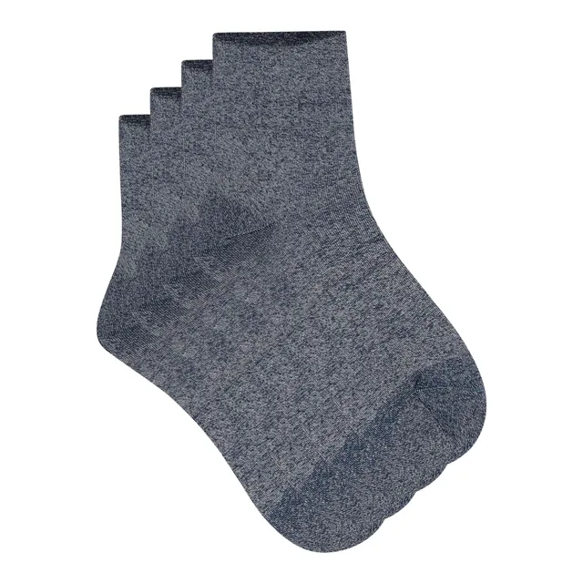 DIM Stellaire calzini corti x2 blu marino lurex